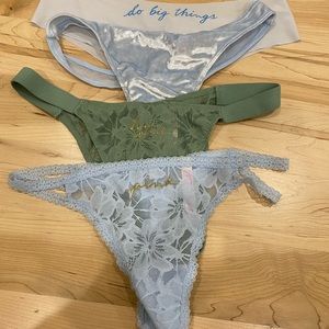 PINK  underwear (thongs)